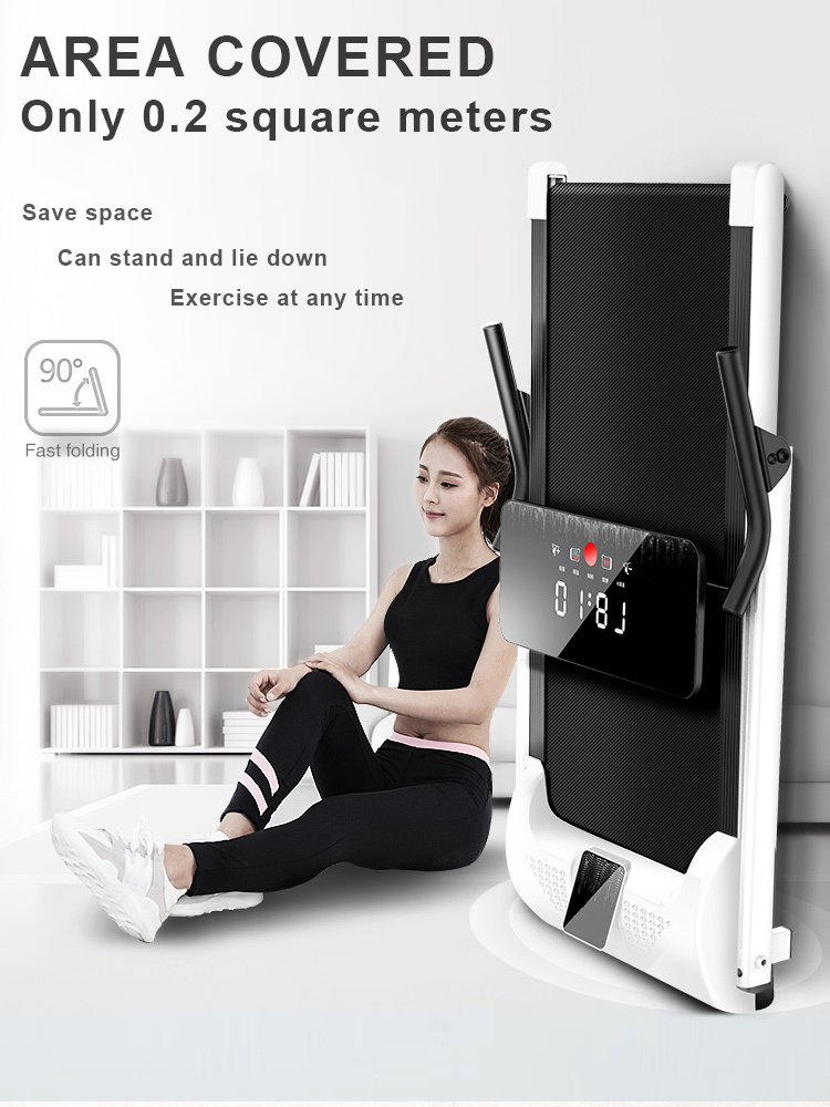 Hot Sale Folding Gym Fitness Slim Manual treadmill Exercise Walking Running Machine · v3